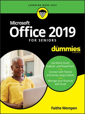 cover image of Office 2019 For Seniors For Dummies